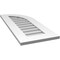 Ekena Millwork Quarter Round Top Right Surface Mount PVC Gable Vent w/ 3-1/2"W x 1"P Standard Frame, 14"W x 34"H GVPQR14X3401SN - alternate 5